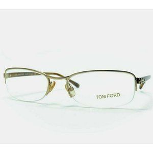 Tom Ford Women Eyeglasses Gold Frame Demo Lens